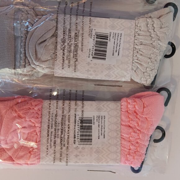 MUK LUKS WOMEN'S MICROFIBER CREW SOCKS THREE PAIRS NWT - Picture 6 of 7